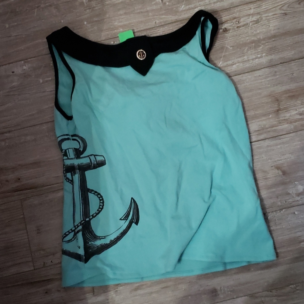 Hot Topic anchor tank top